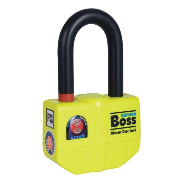 Oxford Boss Alarm 14 mm brake disk lock Incl. 12mm x 1.5m chain