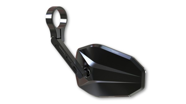 HIGHSIDER pro Handlebar End Mirror Victory Black Short (1pc)