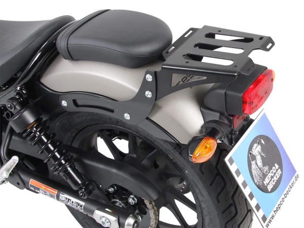 Minirack soft luggage rear carrier black for Honda CMX 500 Rebel (17-) Hepco & Becker