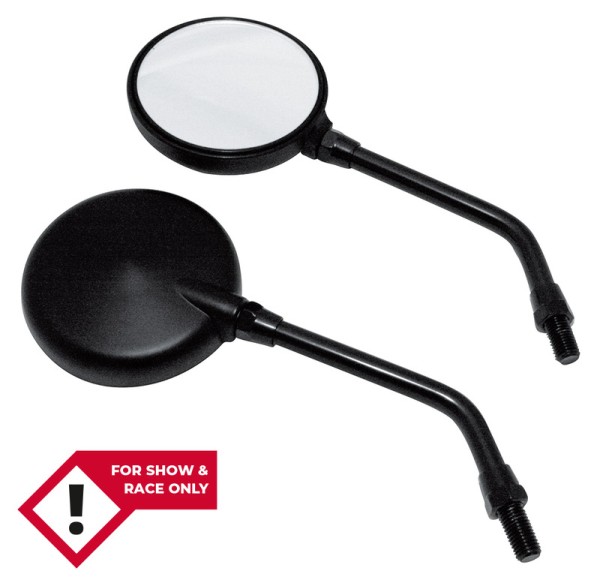 HIGHSIDER smart handlebar mirror mini black (pair)