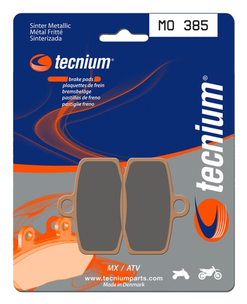 Tecnium MX/ATV sintered metal brake pads - MO385