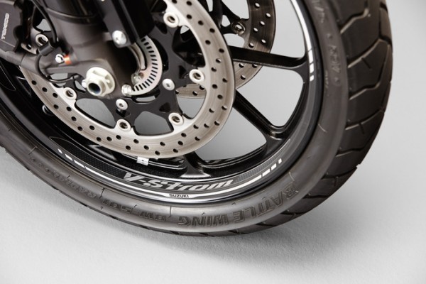 Rim decor (rear wheel) for Suzuki V-Strom 1000 BJ. 2017/ V-Strom 1000 BJ. 2014-2016/ V-Strom 650 BJ