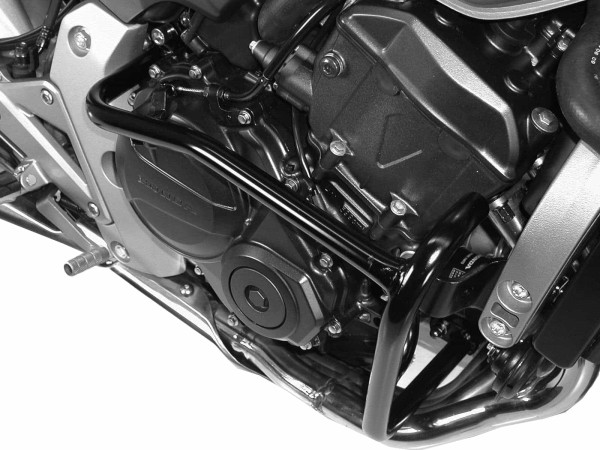 Engine guard black for Honda CB 600 F Hornet (07-10) Hepco & Becker