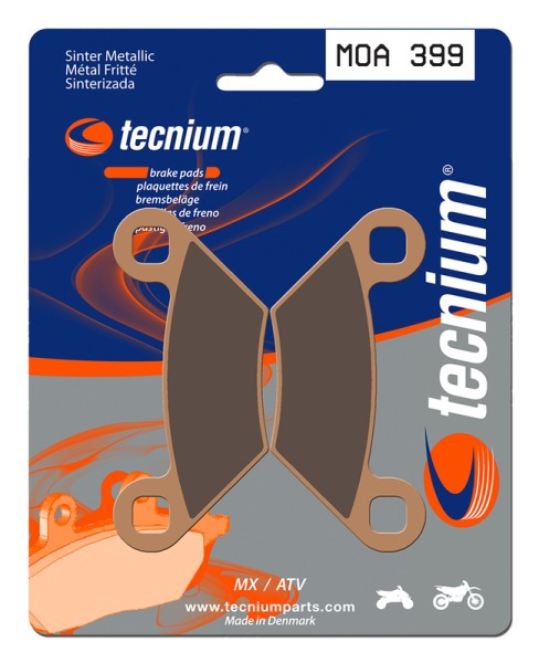 Tecnium MX/ATV sintered metal brake pads - MOA399