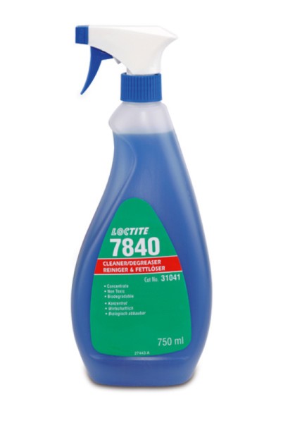 Loctite 7840 Degreaser solution - 750ml spray
