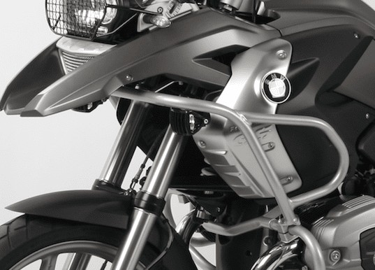 Silver tank guard for BMW R 1200 GS (08-12) Hepco & Becker