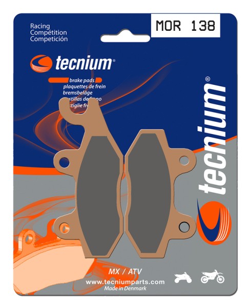 Tecnium Racing MX/ATV sintered metal brake pads - MOR138