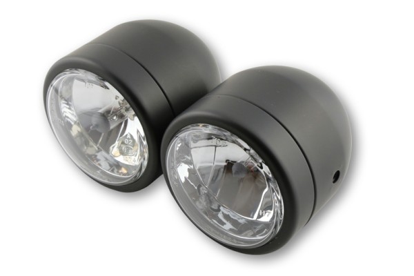 HIGHSIDER smart headlight set black high and low beam, E-approved (pair)