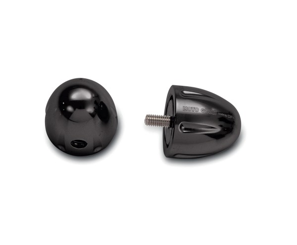 Handlebar end weight, aluminum, black for Moto Guzzi Audace