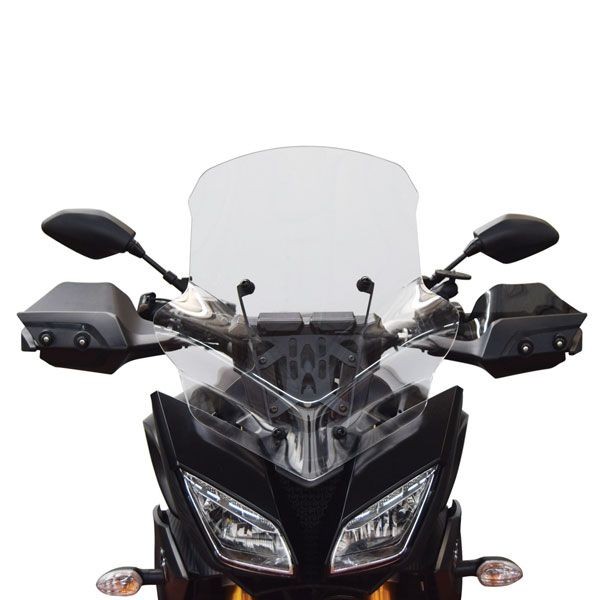 Medium-high touring windshield smoke clear for Yamaha Tracer 900 (15-17)