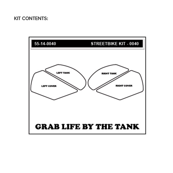Stompgrip Traction Pads klar, für Kawasaki ZX10R Ninja 2011-2025, ZX10R SE 2019-2020, ZX10RR 2017-20