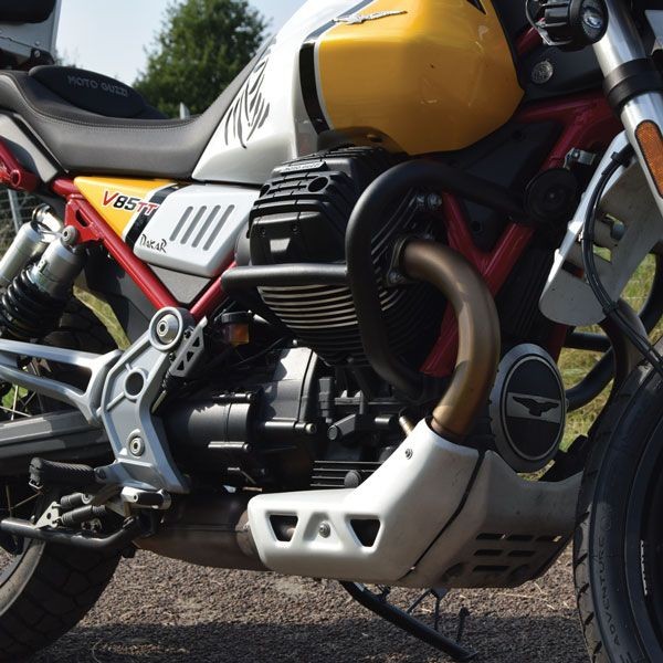 Engine guard black for Moto Guzzi V85 TT