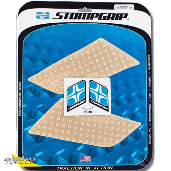 Stompgrip klar, Volcano, für Suzuki SFV650 Gladius, 2009-2015