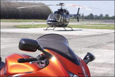 Touring windshield, tinted for Suzuki GSX1300R Hayabusa BJ. 2008-2012/ GSX1300R Hayabusa BJ. 2013-2017