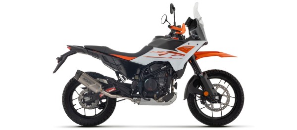 ARROW exhaust INDY RACE EVO aluminum black for KTM 390 Adventure R /X (25-)