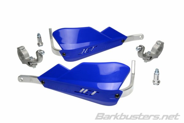 Barkbusters Jet Handguard Set Two-Point Fastening Conical Blue