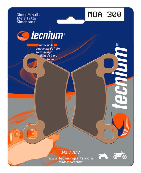 Tecnium MX/ATV sintered metal brake pads - MOA300