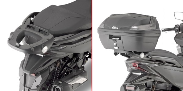 Topcase carrier for Honda Forza 300 (Bj.18-) / 125 (Bj.15-) Givi