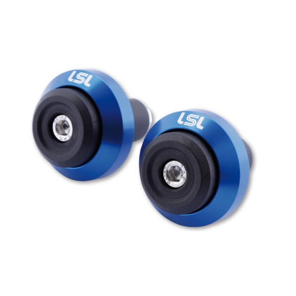 LSL Lenkergewicht GONIA, Aluminium, mit LSL-Logo, für Lenker mit 14mm und 18 mm Innendurchmesser, bl