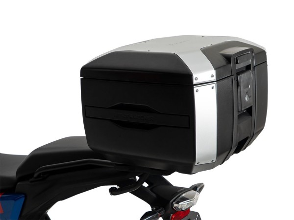 Smartrack Set, including Xcore Topcase 40 in silver/black for the BMW F 450 GS (25-) by Hepco & Becker