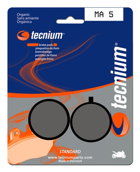 Tecnium Street Organic Brake Pads - MA5