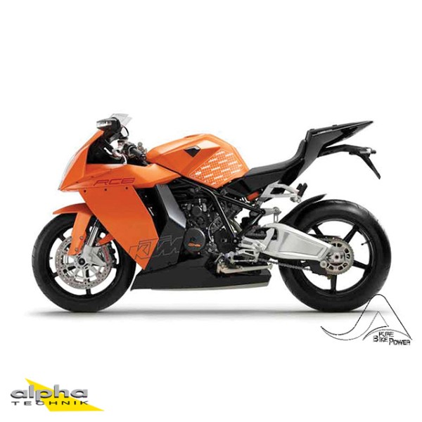 Stompgrip schwarz, Volcano, für KTM 1190 RC8 R, 2008-2015, RC 125, 200, 250, 390, 2014-2019