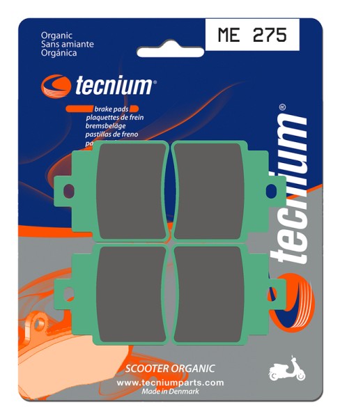 Tecnium Scooter Organic Brake Pads - ME275