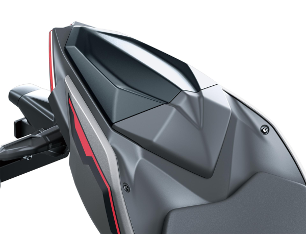 Passenger seat cover Metallic Spark Black (660) for Kawasaki Ninja 500 SE / Z 500 Original