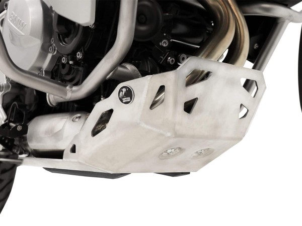 Engine protection plate silver for BMW F 850 GS Adventure Hepco & Becker