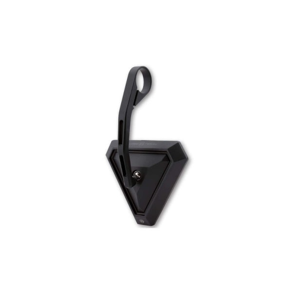 HIGHSIDER pro Handlebar End Mirror Tetra Black Long (1pc)