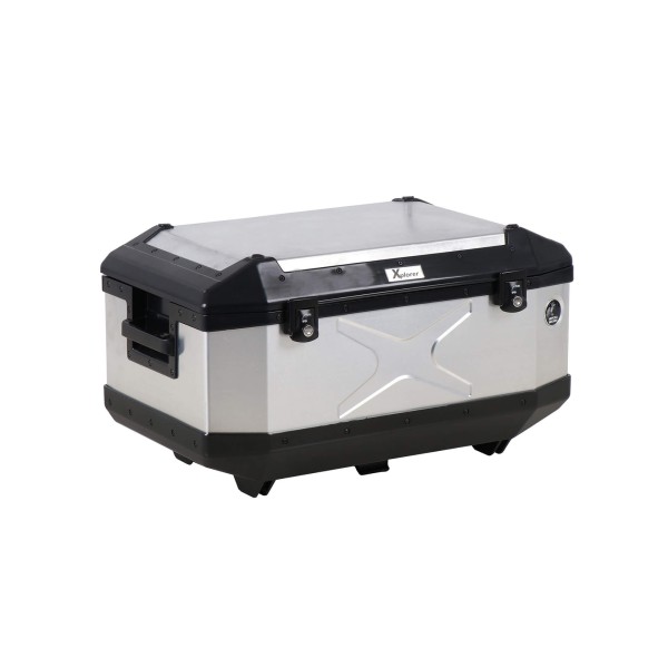 Alu-Topcase Xplorer 60 Liter Aluminum silver Hepco & Becker