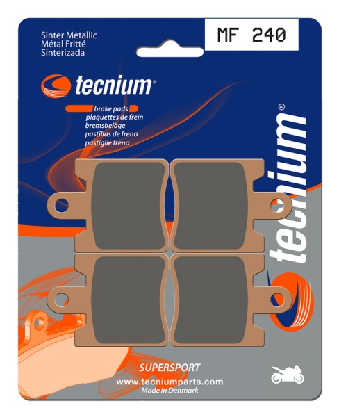 Tecnium Street Performance sintered metal brake pads - MF240