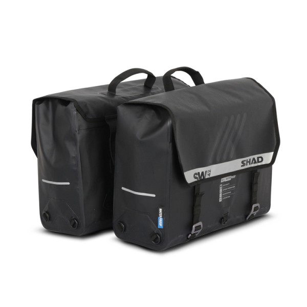 SHAD SW42 Wasserdichte Seitentasche schwarz 2x25L