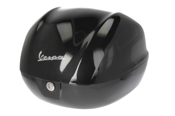 Vespa Top Case 32L, Gloss Black (Nero Cosmo) (98/A), without back pad