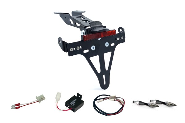 alpha Technik Kennzeichenhalter-Blinker-Kit X-LED für Yamaha MT125 ab Modelljahr 2020 (Hinten)