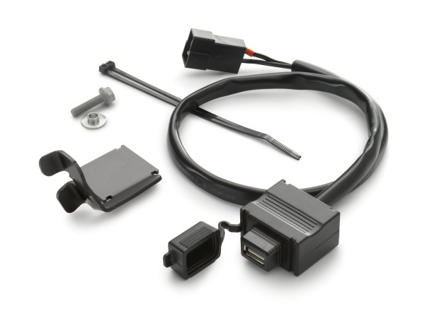 KTM USB charging socket kit for 790 Duke (Bj.18-) / 890 Duke (Bj.20-)