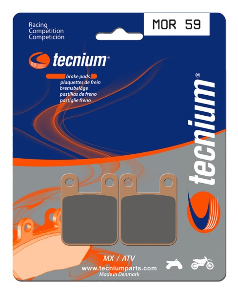 Tecnium Racing MX/ATV sintered metal brake pads - MOR59
