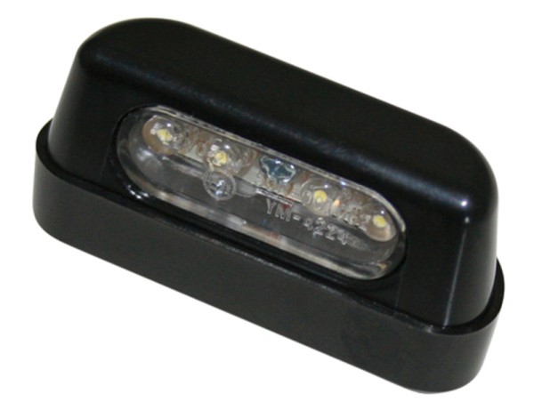 HIGHSIDER smart LED license plate light black ABS plastic (1pc)