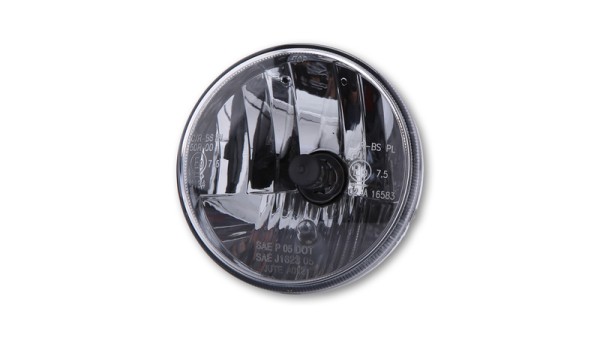 HIGHSIDER smart 120mm headlight insert clear glass, with parking light, HS1 35/35W, E-approved (1pc)