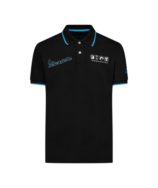 Vespa Polo Shirt, Black, DEC Collection