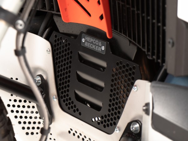 Additional plate black for original engine protection plate for KTM 890 Adventure / R (23-) Hepco & Becker