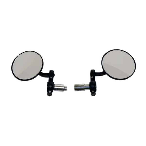 Oxford handlebar end rear-view mirror black (pair)