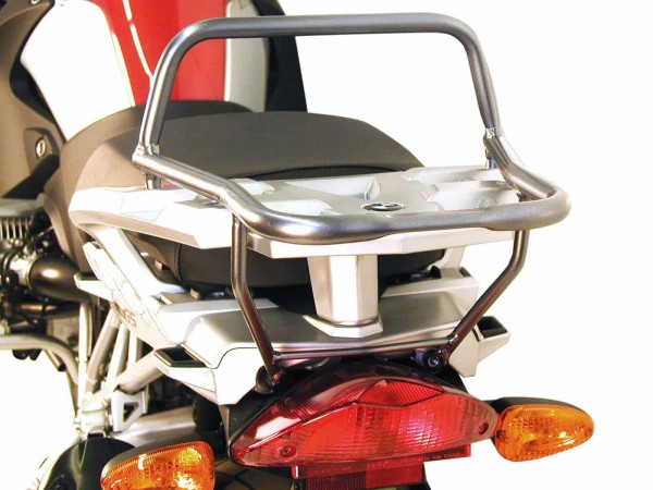 Tubular luggage rack top case carrier silver for BMW R 1200 GS (04-07) Hepco & Becker