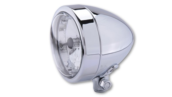 HIGHSIDER smart headlight Bullet H4 chrome high beam, lower mounting, E-approved (1pc)