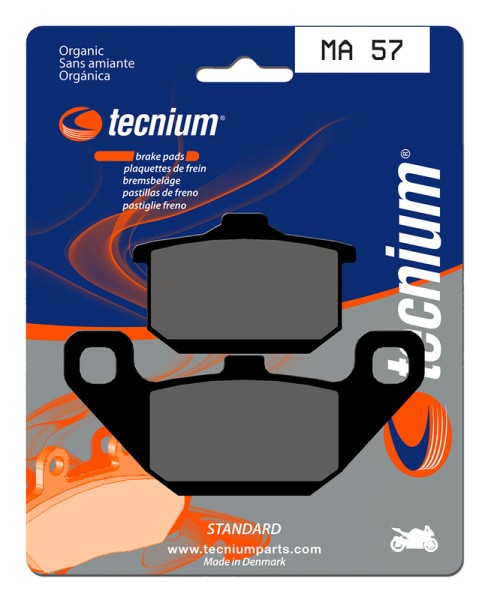 Tecnium Street Organic Brake Pads - MA57
