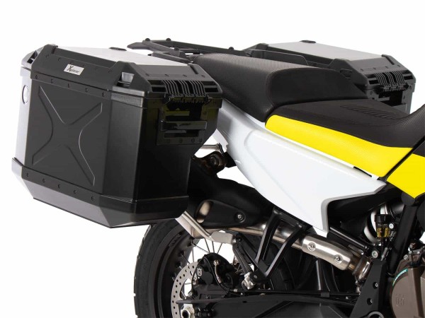 Xplorer case black + cutout carrier for Husqvarna Norden 901 (22-) Hepco & Becker