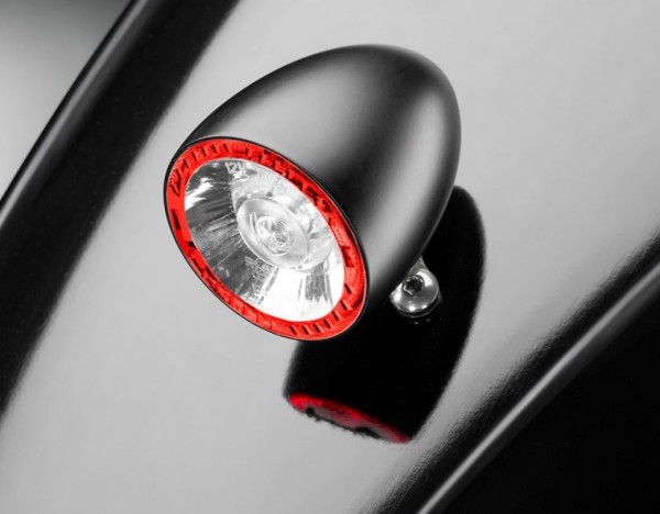 Kellermann turn signal, rear and brake light, Bullet 1000 RB, steel, LED, HL/HR, 12 V, matt black