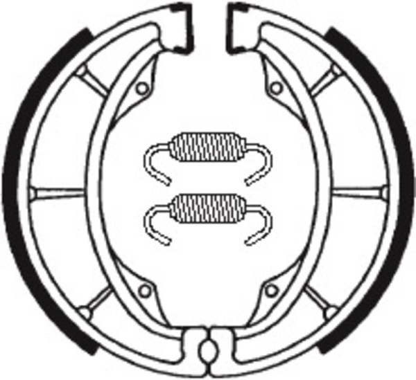Tecnium Street/Off-Road/ATV Organic brake shoes - BA183