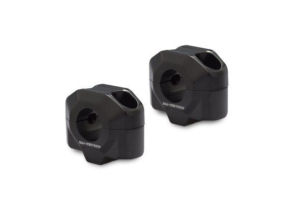 SW-Motech Handlebar riser, black for Ø 22 mm handlebar, H=20 mm for Yamaha XJ 6 /Diversion - SW Motech