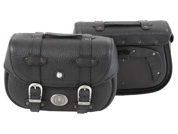 Leather bags Liberty for C-Bow saddlebag holder Hepco & Becker